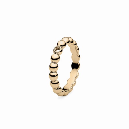 Qudo Gold Ring Veroli - Size 50
